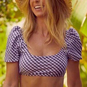 Raisins "Paris" gingham Bikini Top